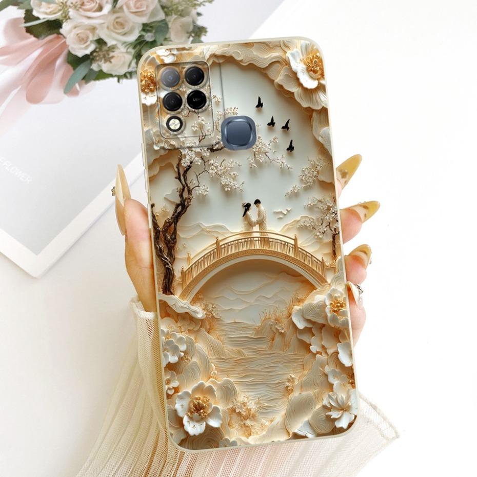 Cute Printed Phone Case For Infinix Hot 10S 10T 10i Soft Silicone Shockproof Cases For Infinix Hot10S Hot10T Hot10i Bumpers