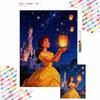 Diamond Painting Kit DIY Round Home Wall Decor Adult Handmade Gift Beauty Castle Lanterns Sparkle