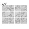 Heat Resistant Kitchen Backsplash Tiles 12PCS Imitation Marble Pattern Wall Stickers Self-Adhesive Waterproof EVA Scratch Decor for Home Tiles,