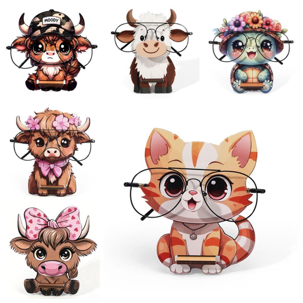 Hand-carved Animal Glasses Frame 3D Eyeglass Rack Cute Glasses Display Stand  Home Decor