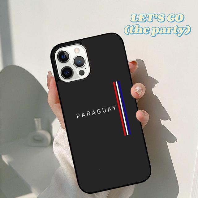 Autumu Paraguay Flag Phone Case Cover for iPhone 17 Air 16 16e 15 12 11 13 14 Pro Max Apple Plus Coque