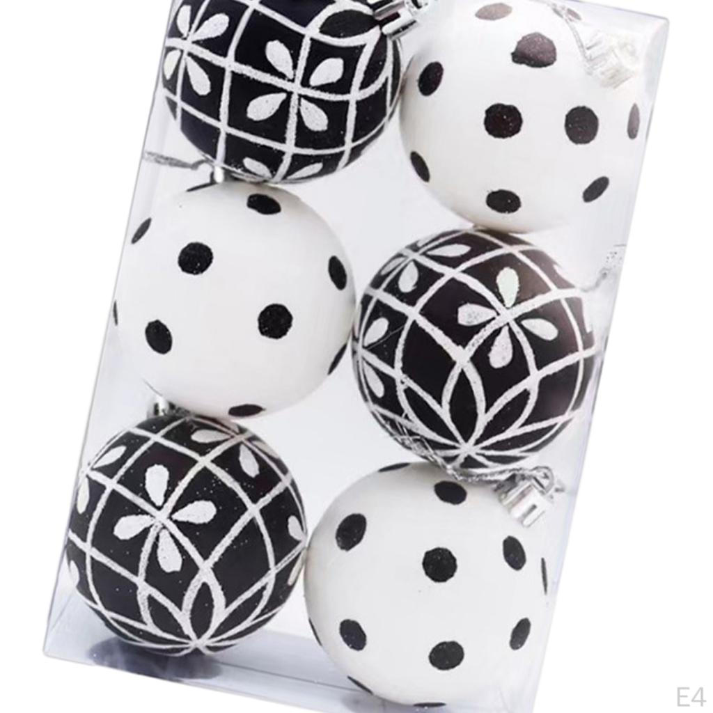 12 Pieces Christmas Ball Ornaments Xmas Decor Hanging Balls Lightweight Baubles for