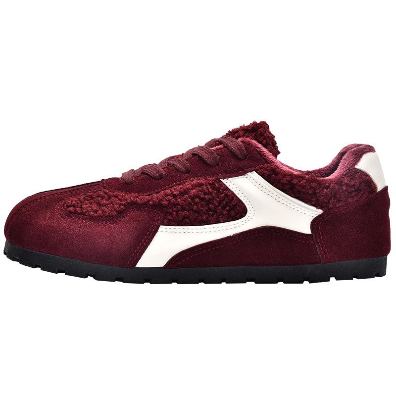 Winter new velvet casual shoes women's warm two cotton women's shoes 3136