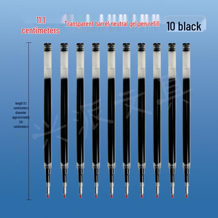 Universal Threaded Metal Ballpoint Pen Refill - Water-Based, Neutral, Business Office Replacement