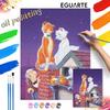 Aristocats Oil Painting Kit Digital Painting Art Handmade Diy Home Room Decorations