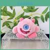 Colorful Three Eyed Plush Monster Backpack Pendant Keychain Perfect For Kids Gifts