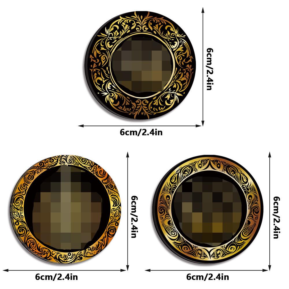 

TYCT032-040 Creative Acrylic Magnetic Refrigerator Sticker - Holiday Home Decoration with Magnetic Buckle and Particle Design