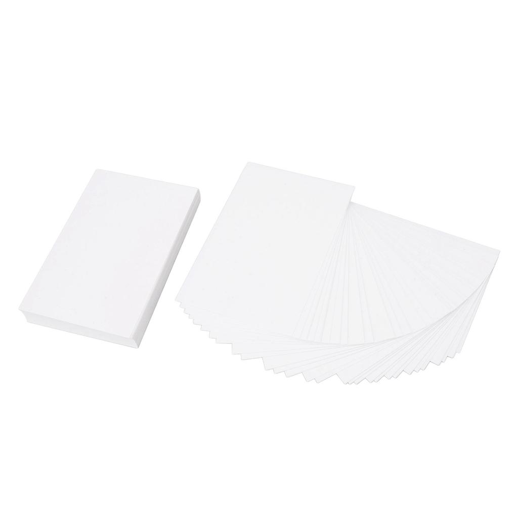 100Pcs 4x6 Blank Cards White Blank 4x6in Premium Paper Wide Application Blank Postcards for Art