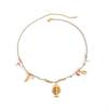 Fish/Shell/ Starfish Pendant Necklace Bohemia Clavicle Chain Ethnic Style Choker Necklace  Holiday