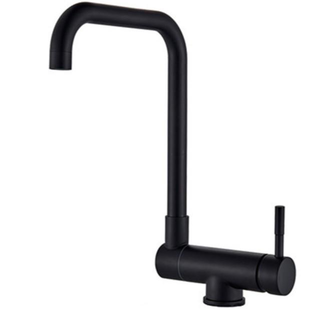 304 Stainless Steel Folding Kitchen Faucet and Sink with Hot/Cold Water