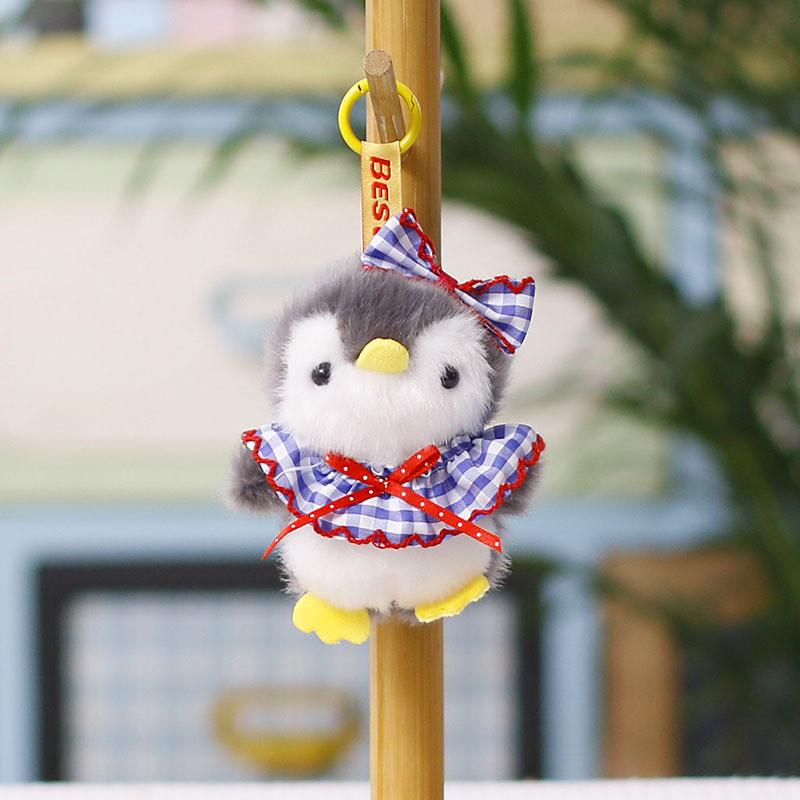 Cute Penguin Plush Keychain With Cartoon Design For Kids And Teens