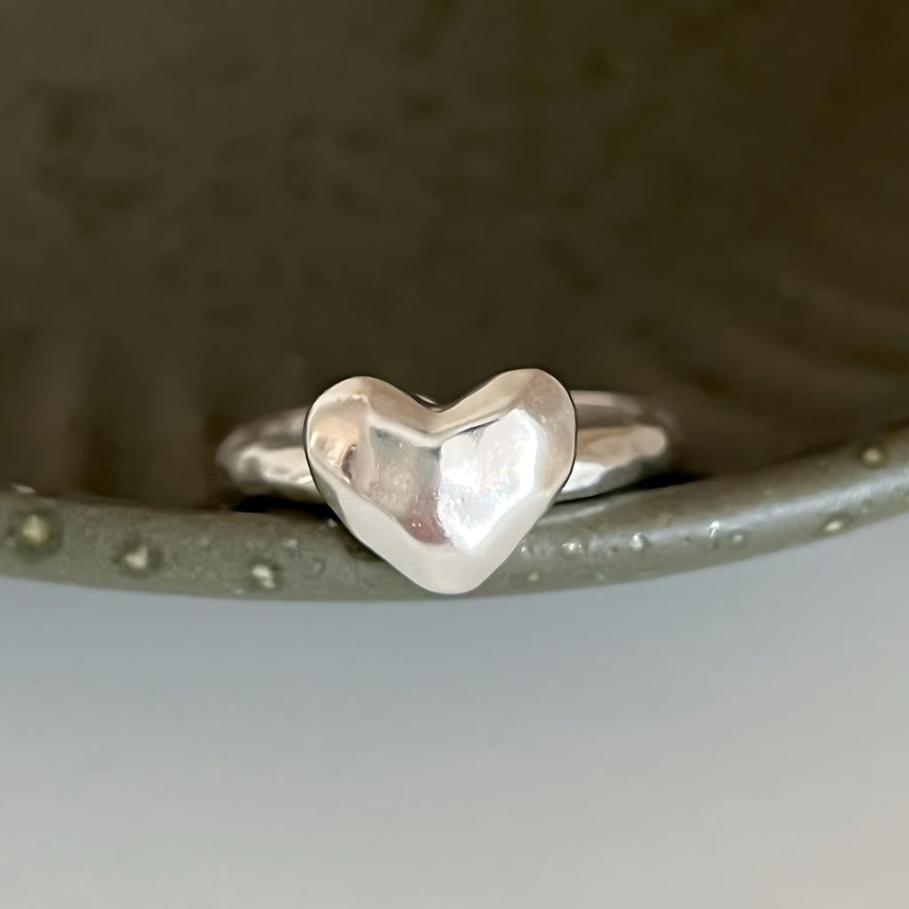 Sam Panda 925 Rings for Women Simple Geometric Handmade Irregular Retro Ring Gold Zircon Allergy For Birthday Gift