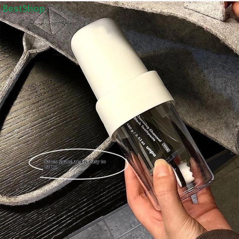 Portable Travel Toiletry Cup - 2-in-1 Clear Container Toothbrush Holder for Bathroom & Travel