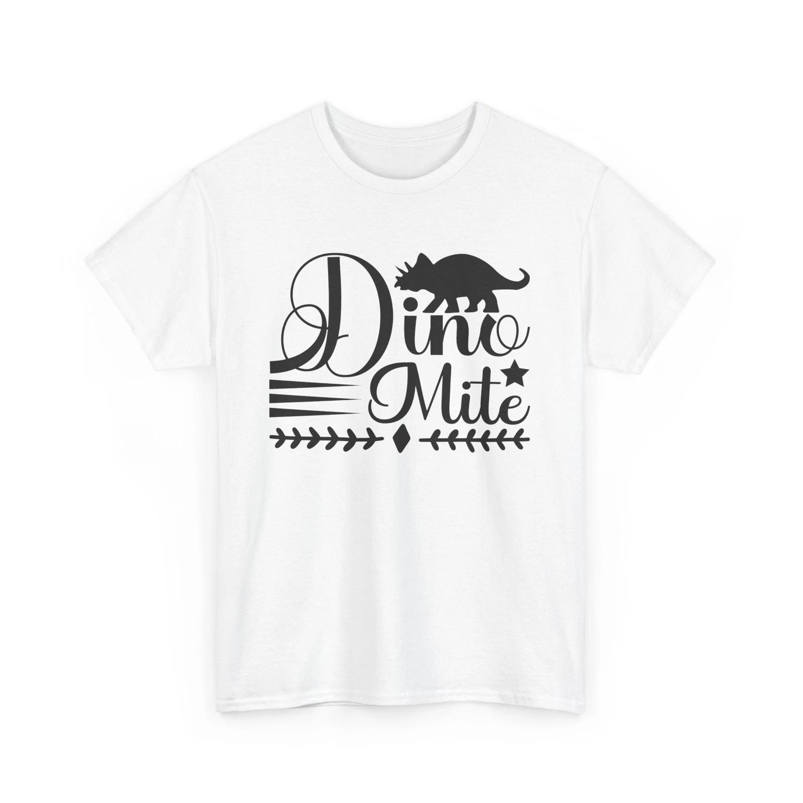 Dinosaur T-Shirt | Funny Prehistoric Tee | T-Rex Jurassic Lover Shirt Dino Mite 4XL