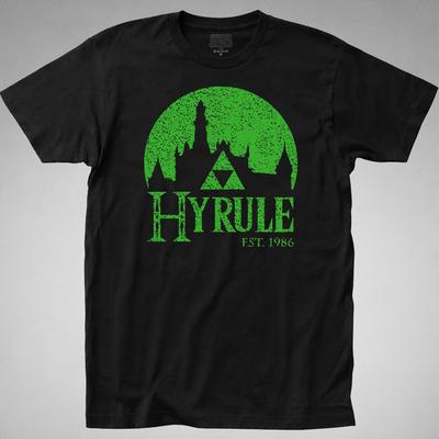 HYRULE T-SHIRT Zelda nes gameboy legend breath switch wild, link, ocarina