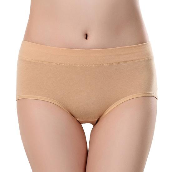 Cotton Underwear for Women Soft Breathable Mid Rise Hipster Panties Full Coverage Ladies Stretch Briefs