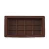 6-Cavity Rectangle Silicone Chocolate Mold for Easy Release and High-Temperature Resistant Dessert Making.