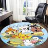 Pokemon Characters Office Round Area Rug, Under Office Chairs Bedroom Living Room Home Decor  a1022262