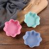 Wheat Straw+PP Material Heart,Flower Shape Tableware Mini Bowls Kitchen Supplies Seasoning Dish