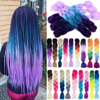 Long Jumbo Braiding Hair Crotchet Braids Braiding Hair Synthetic Hair Extensions