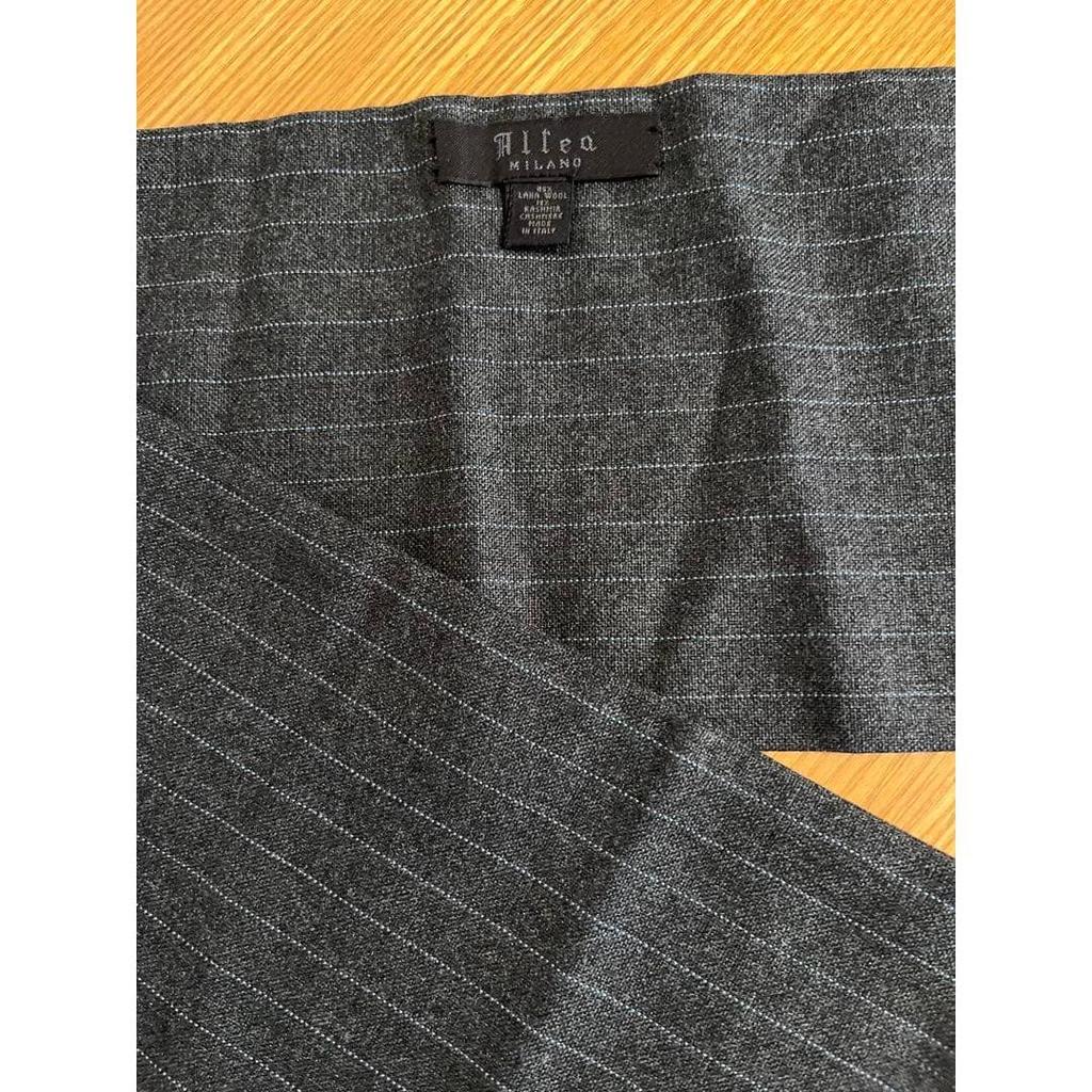 Used Altea striped wool stole grey