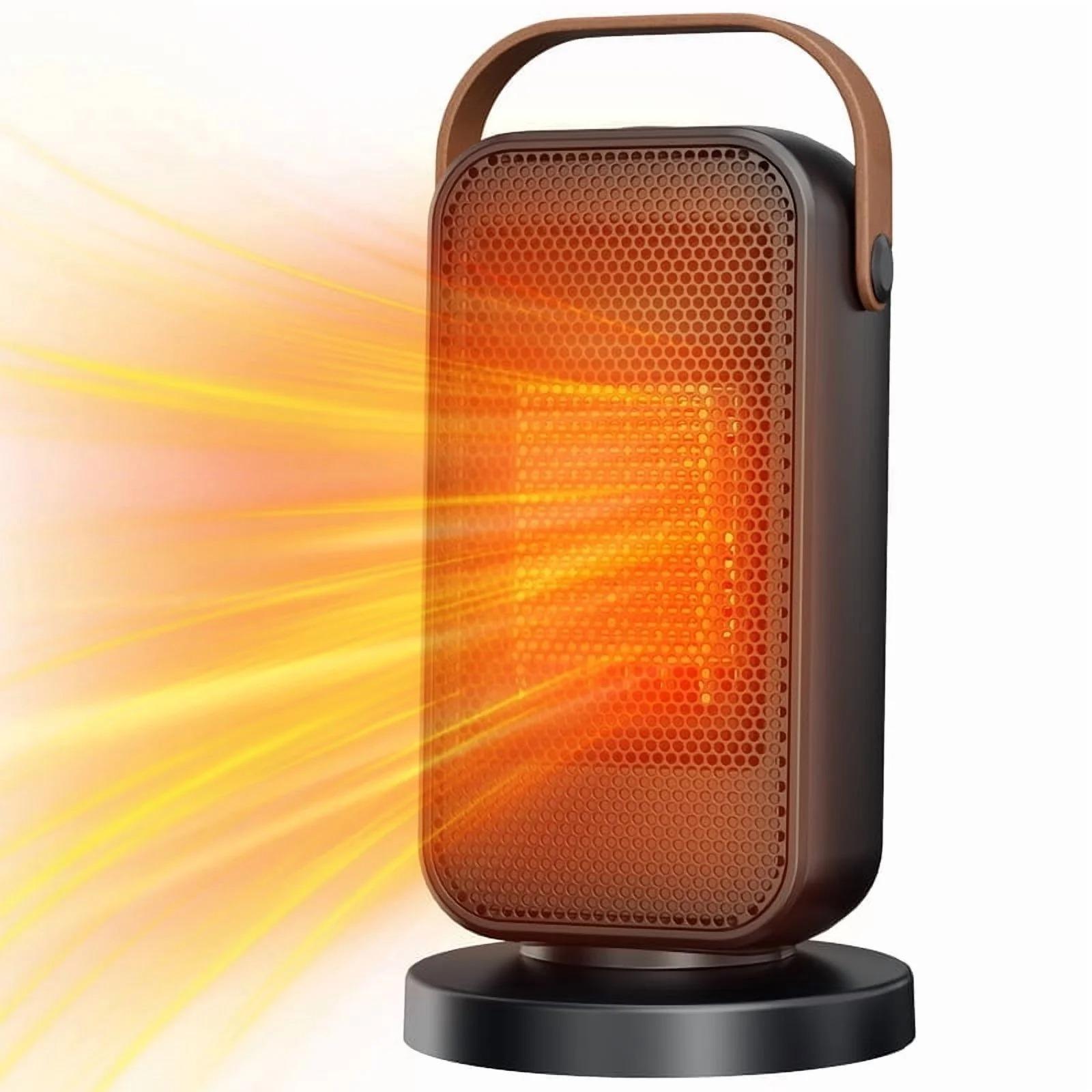 

Space Heater, Quiet & Safe Portable Electric Heater for Indoor Use чорний