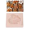 Wooden Cookie Mould Beechwood Reusable Washable Biscuit Press Stamp Mold for Kitchen Baking Squirrel