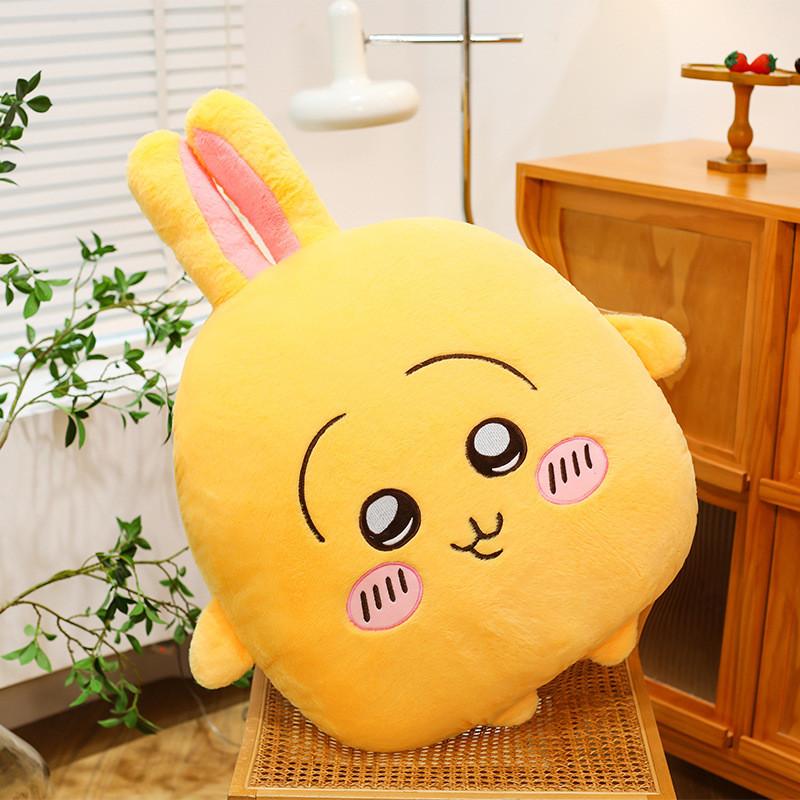Cute Usagi Hachiware Cartoon Plush Pillows Cushions For Kids Gift 40cm жёлтый