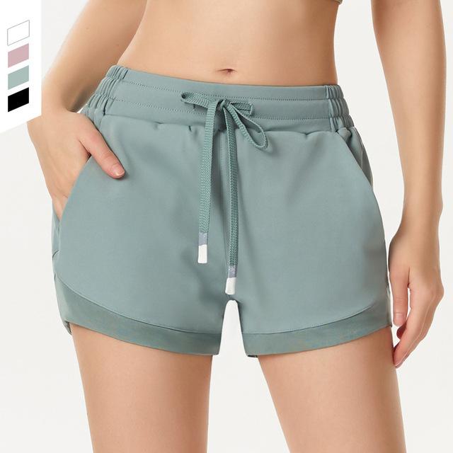 Summer Women High Waist Sports Shorts 