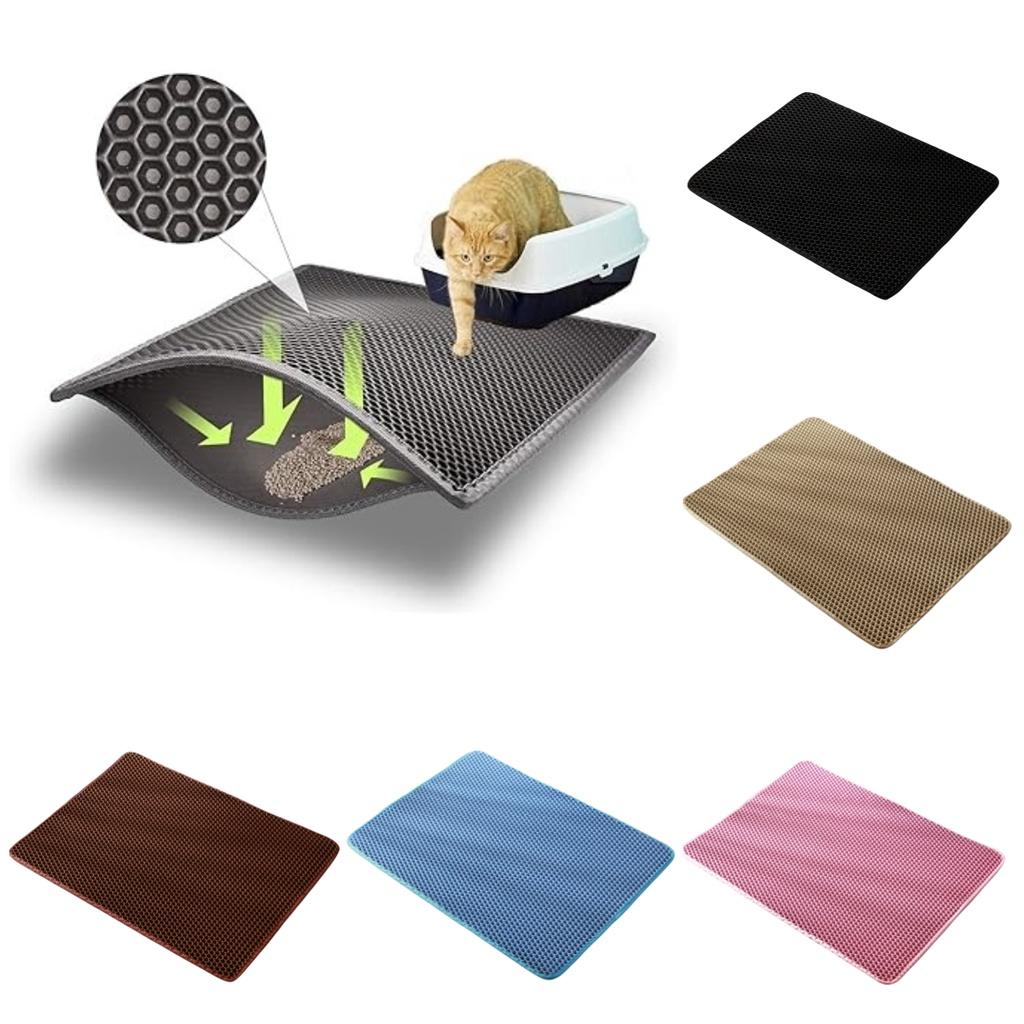 Hopfällbar Eva Kattsandsmatt Vattentät Och Halkfri