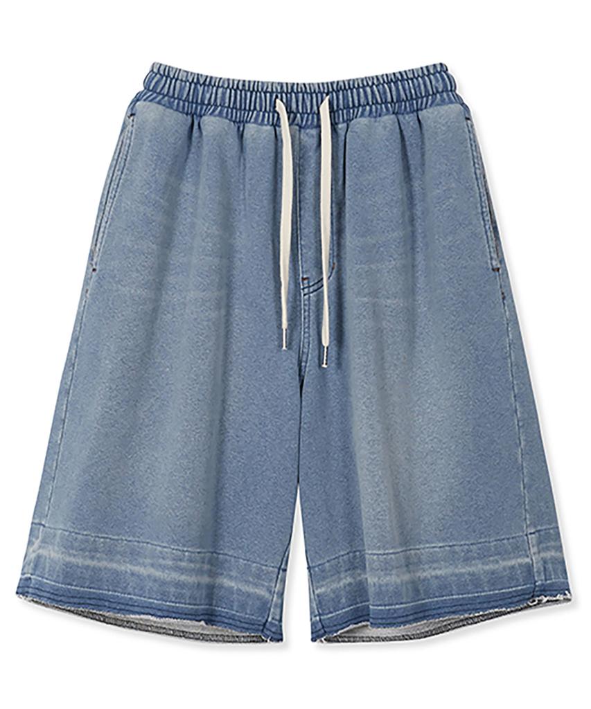 MMIC Garage Shorts Washed Blue