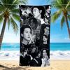 1Pc Urban Street Style Collage Beach Towel, Quick Dry, Multi-Use for Beach Pool Gym Yoga Home Travel, Christmas, Halloween, Xmas Gift S92972