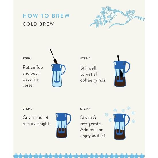 Blue Tokai Coffee Roasters Dhak Blend - Dark Roast | Cold Brew Grind 250g | 100% Arabica Beans | Specialty Coffee | Freshly Roasted Ground Coffee