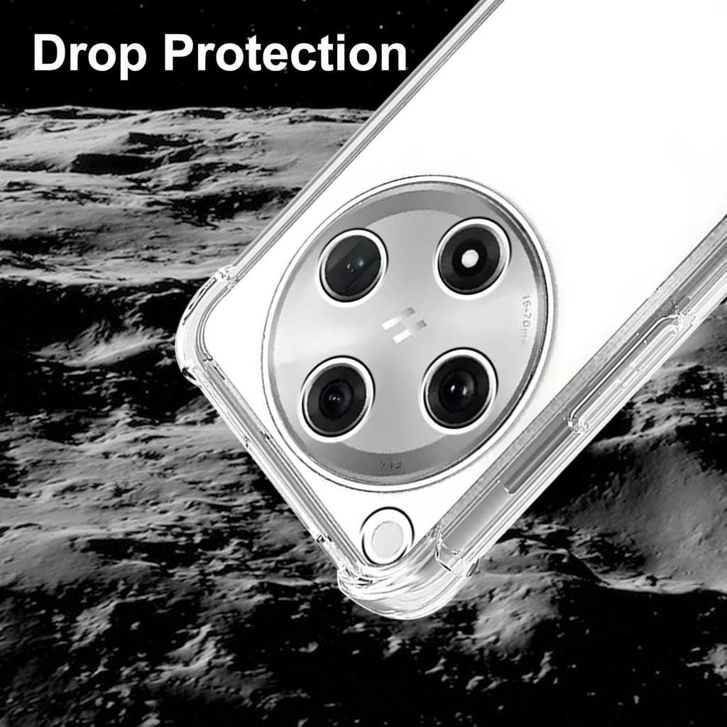 TPU Transparente Hülle für OPPO Find X8 Pro 5G Schutzhülle Vier Ecken Stoßfeste Stoßstange Coque Fundas