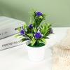 Imitation Bonsai Desk Decor, Fake for Lotus Artificial Flowers, Outdoor Plant Pot, Home and Office Decoration, Gift