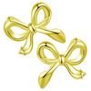 Gold Earrings Women' Earrings Bows Silver 925 Trusky Earrings
