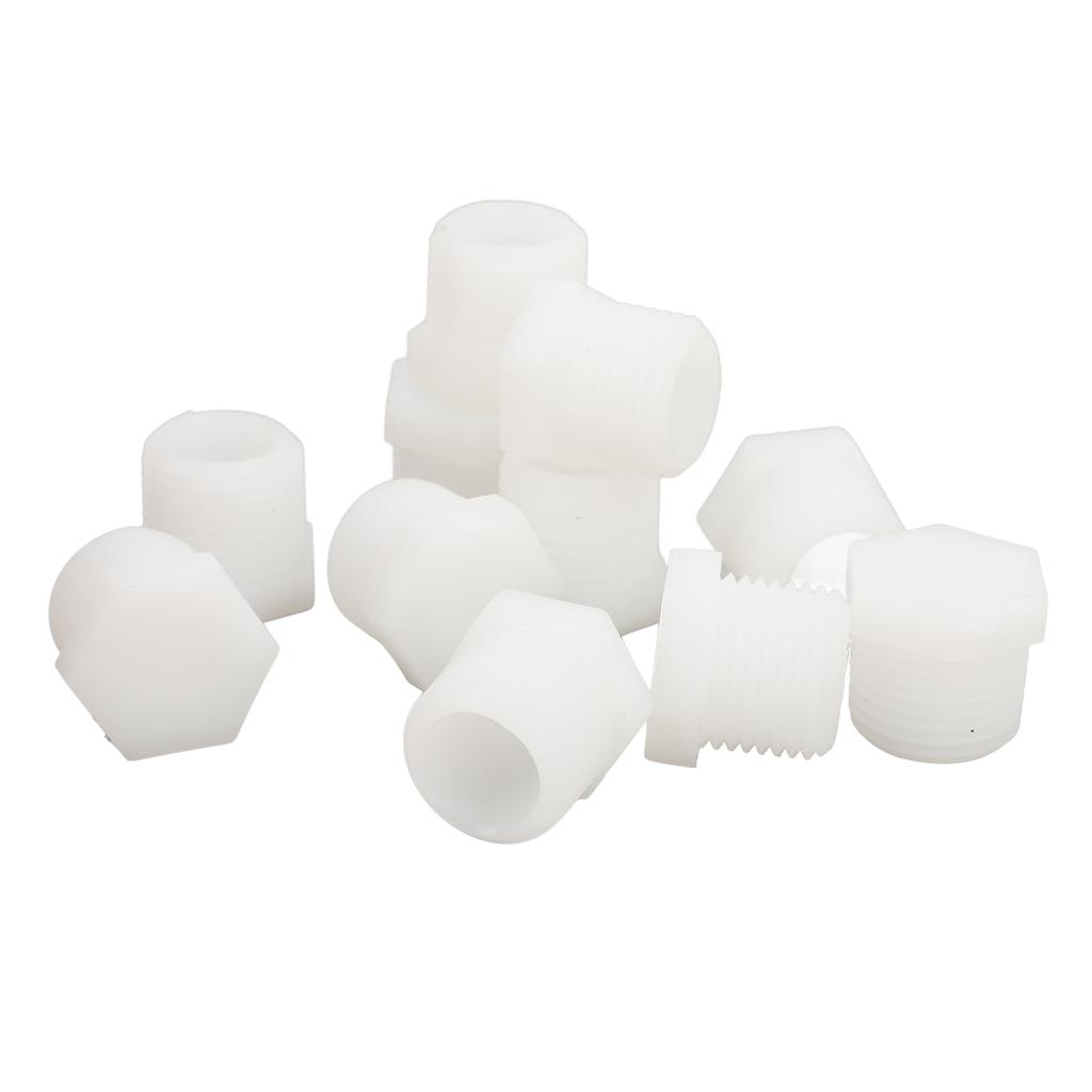 12PCS RV Water Heater Drain Plug Kit 1 2 Inch Camper White Plastic Drain Plug for Atwood Water Heaters