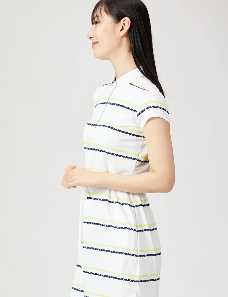 Rochie de golf cu mânecă scurtă Quick 0 [New Balance] (Absorbant de apă, Uscător, Elastic) / Pentru femei / 012-2124504 030_Alb [S]