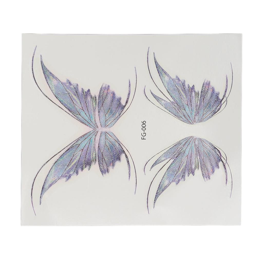 Facial Tattoo Sticker Colorful Glitter Sticker Temporary Decoration Sticker for DIY Body Makeup