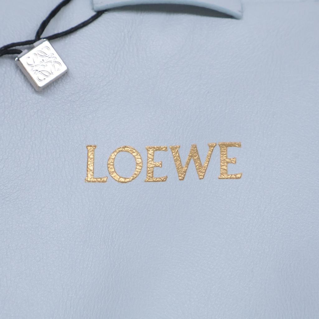 LOEWE [New/Domestically Manufactured/2023AW] S540Y30L44 Bonded Lambskin Cropped Shirt Jacket 40 Powder blueUsed