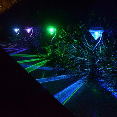 Luz solar del jardín del patio del poder de la lámpara impermeable al aire libre del LED que cambia de color