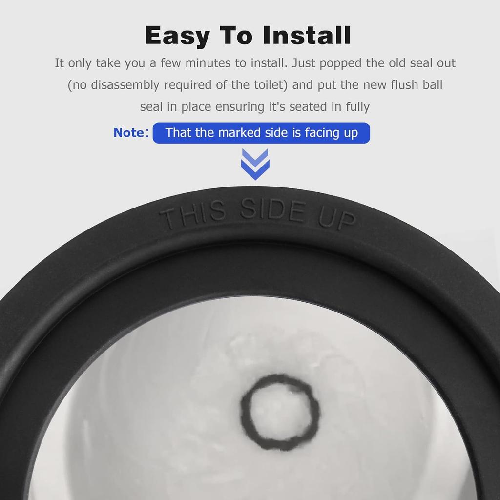 RV Toilet Seal Replacement for Dometic 300 310 320 Toilet Seal Gasket Kit - Replace Part #385311658, 2-Pack