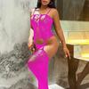 Dámské Body Suit Body Punčochy Sex Erotické Teddy Spodní prádlo Rozkrok Síťované Porno Sexy kostýmy