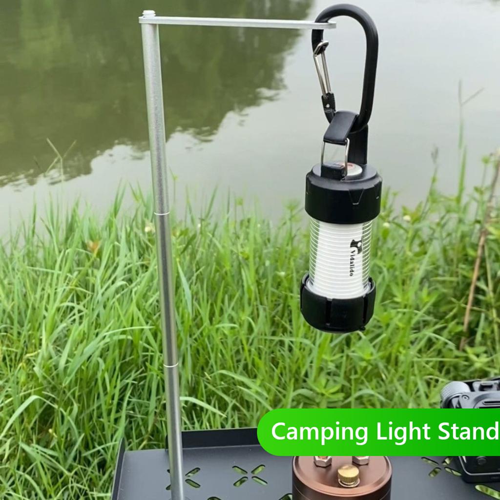 Aluminum Alloy Outdoor Stove Rack Portable Triangle Pot Holder Portable Camping Tripod Stand for Outdoor Camping Hiking Picnic