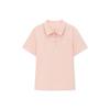 Slim Fit Soft Comfortable Polo Shirt Women Tops L126W026-01NK