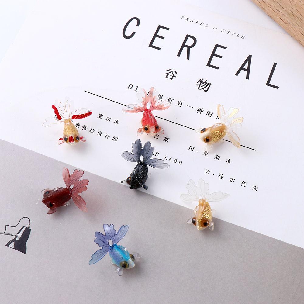 

DIY Acrylic Mini Miniature Decoration Goldfish Ornament Figurines 7