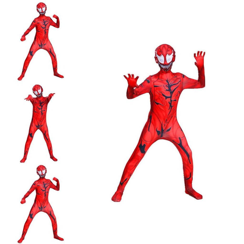 Tuta Venom Let There Be Carnage Cletus Kasady Cosplay Per Adulti e Bambini