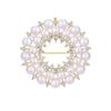 Highend Exquisite Wreath Pearl Brooch Luxury Design Accessory For Women