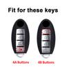 Auto Shell Accessories Car Key Case Cover Keyless For Nissan Kicks Tiida Pathfinder Qashqai X-Trail T32 Infiniti Juke J10 J11