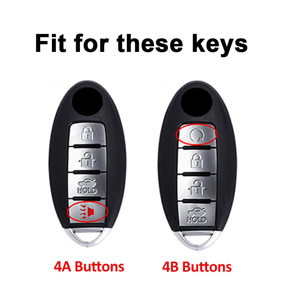 Auto Shell Accessories Car Key Case Cover Keyless For Nissan Kicks Tiida Pathfinder Qashqai X-Trail T32 Infiniti Juke J10 J11